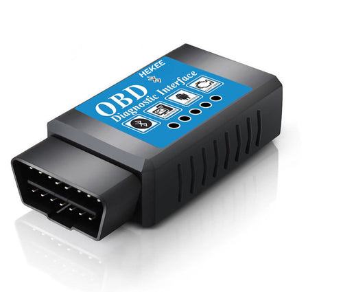 HEKEE OBD OBD2 Bluetooth Auto Diagnostic Scanner Tool Reader - Engine Light Check Wireless Data Feed To Your Cell Phone - Compatible With Android & Windows Devices (NOT FOR Apple OS iPhone iPad)